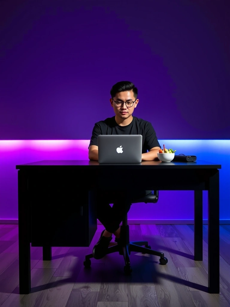 Klient am Arbeitsplatz